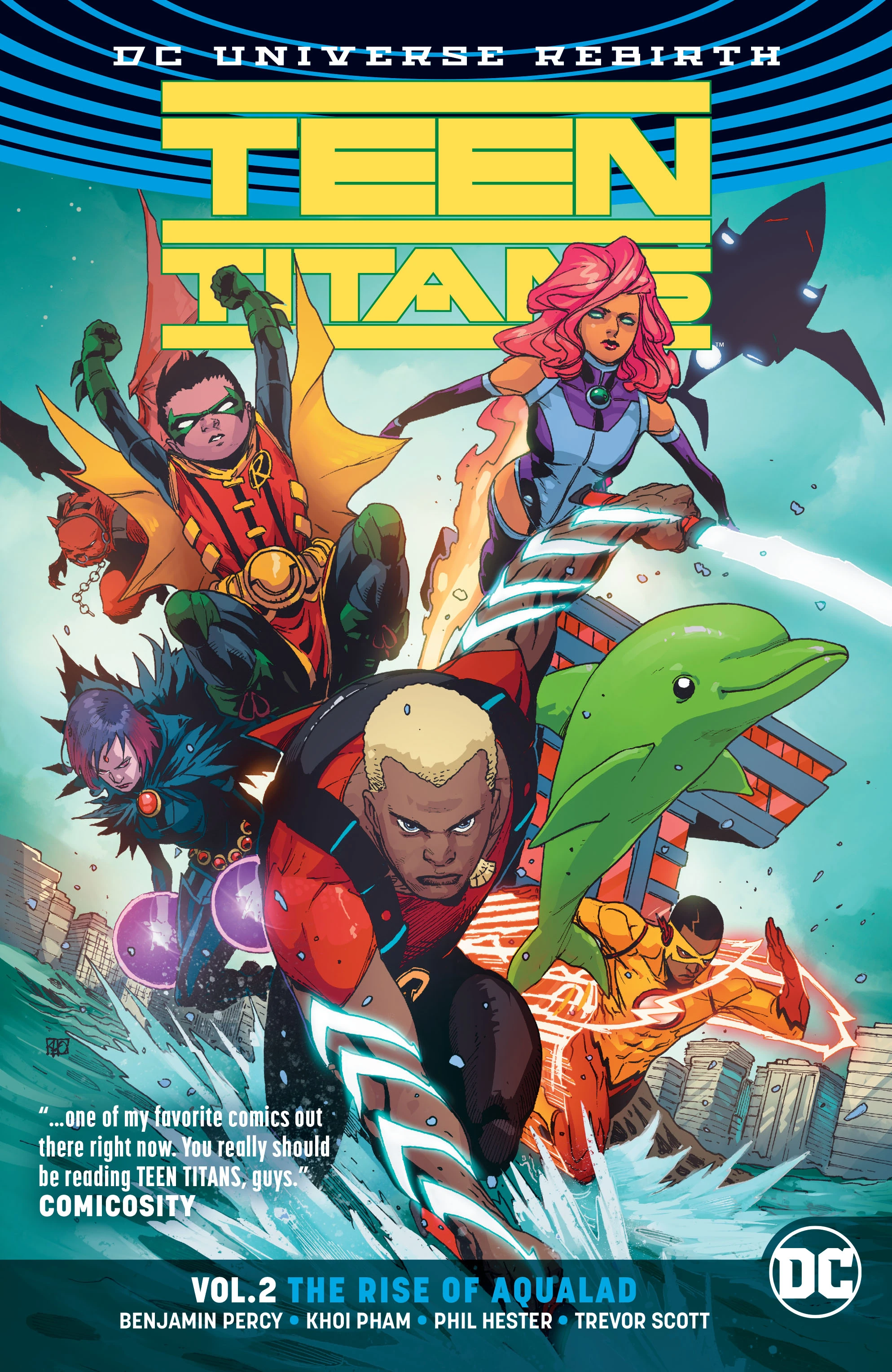 Teen Titans Vol. 2: The Rise of Aqualad (DC, 2018) cover
